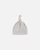Cloud Knotted Hat flat lay - Quincy Mae organic cotton knotted baby hat, cloud