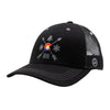 Black Colorado-inspired kids hat with classic curved bill