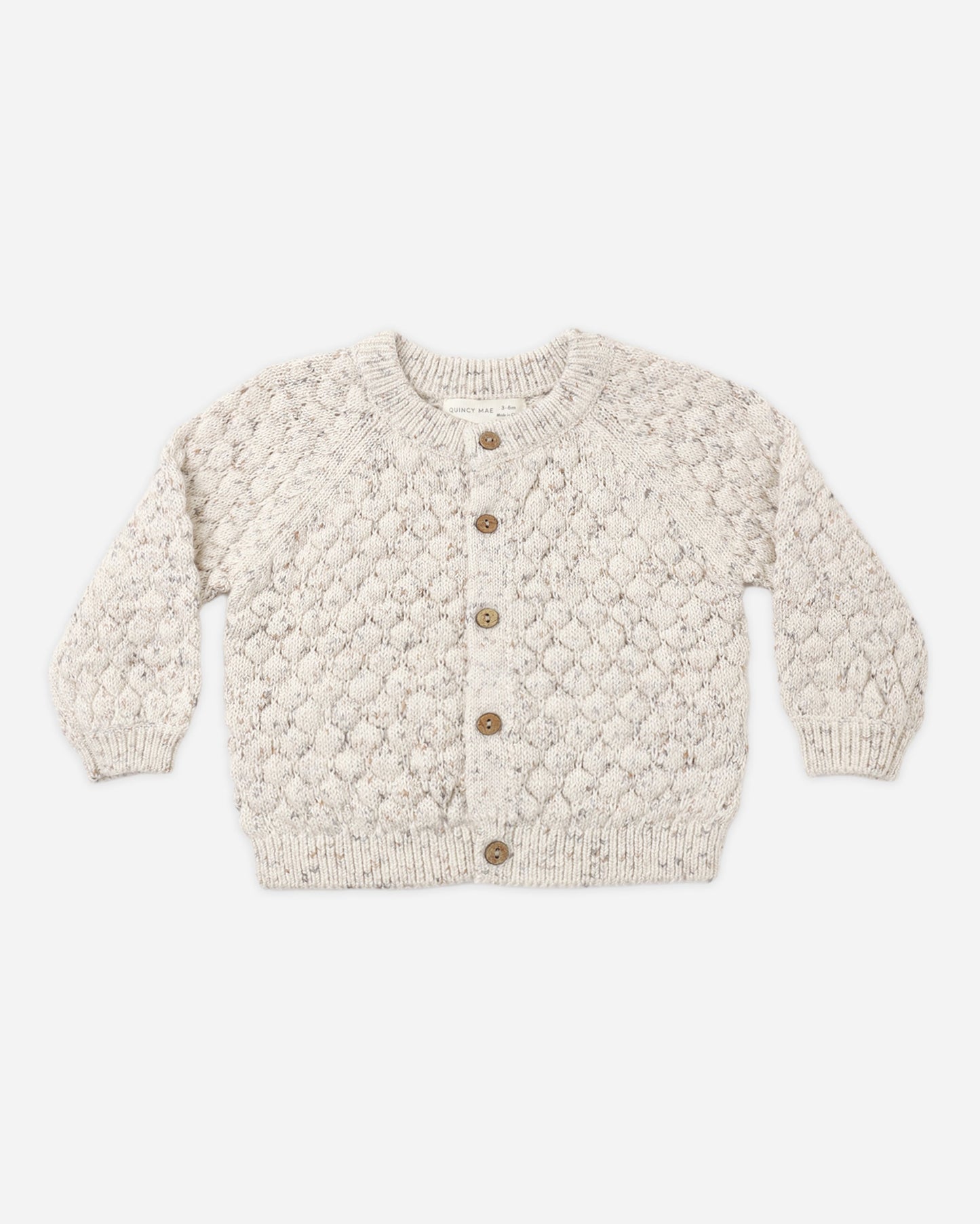 Confetti Bubble Knit Cardigan - flat lay