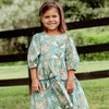 Green Butterflies Maribelle Dress