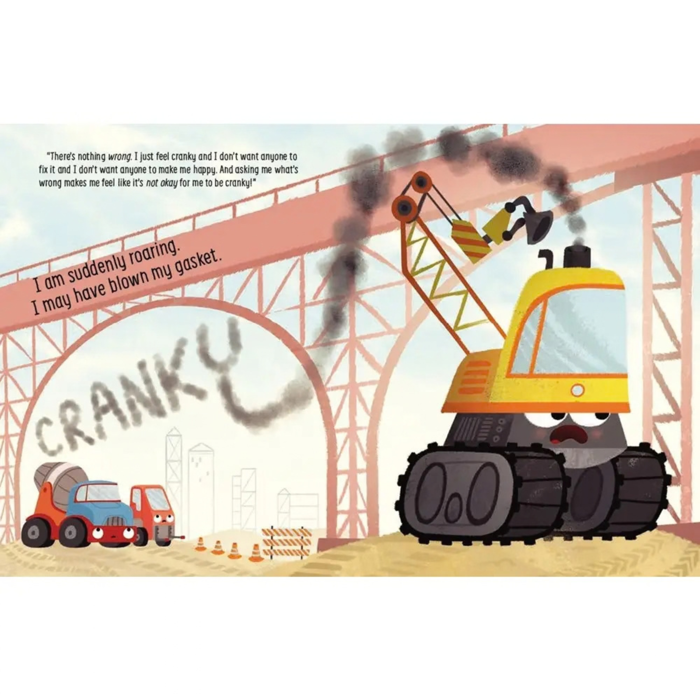 Funny construction story about feelings and friendship