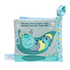 Soft caterpillar activity book with sensory details