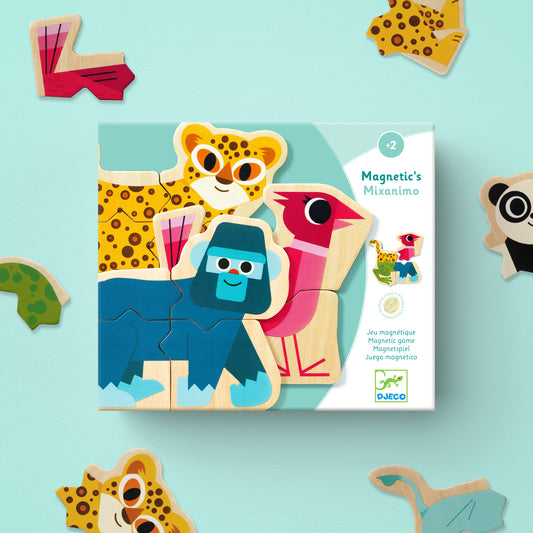 Wooden Magnets Mixanimo