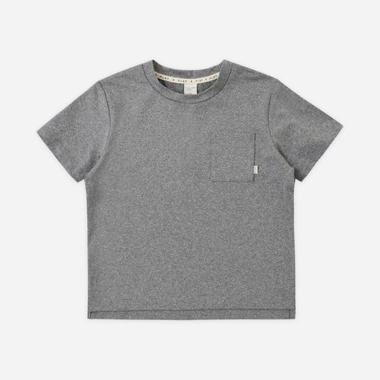 Cove Essential Pocket Tee Dark Heathered Grey