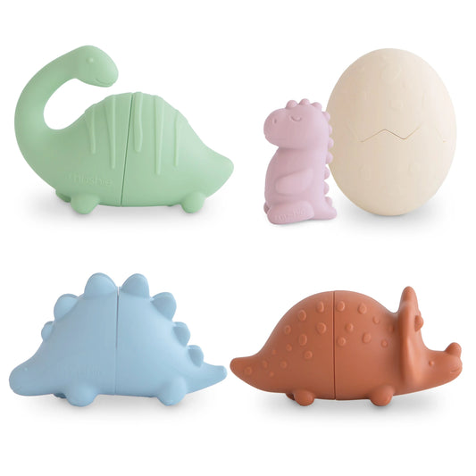 Dino Bath 4pc Play Set