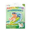 Ooly Playful Painters Easy Watercolor Painting Kit packaging with a dinosaur on a surfboard.