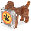 Colorful magnetic dog house set with dog figure