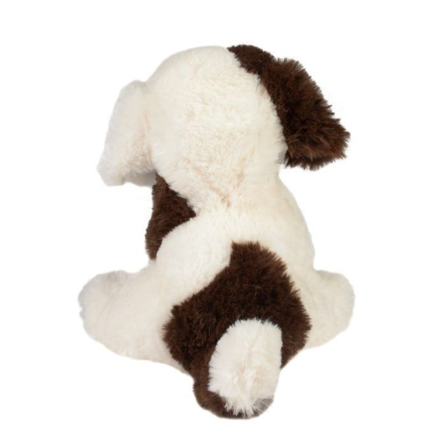 Soft spotted puppy plush with floppy body