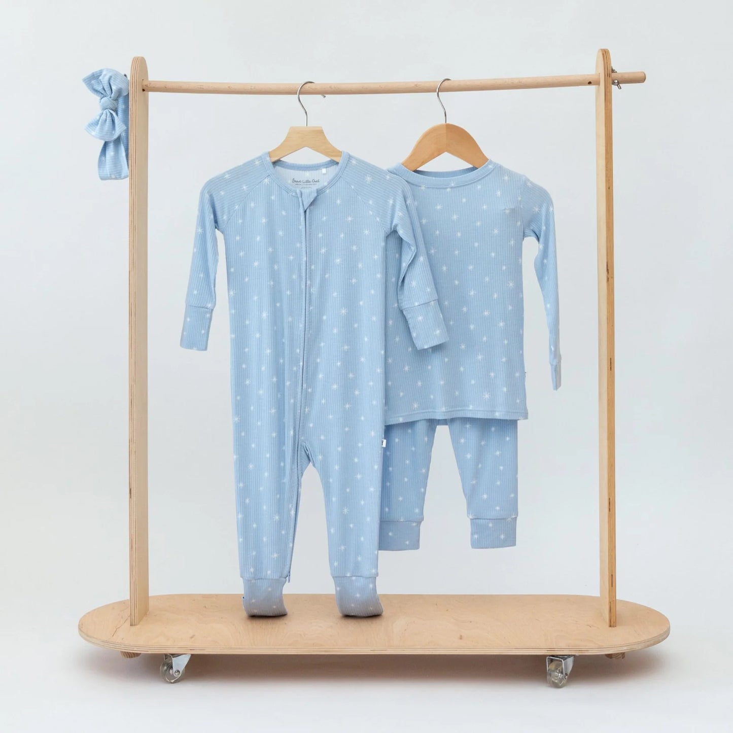 Stars Small Ribbed Pajama Set