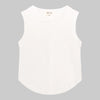 Off White Tank top with exposed seams 