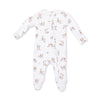 Explorer Puppy Blue Zip Footie by Angel Dear, view 1