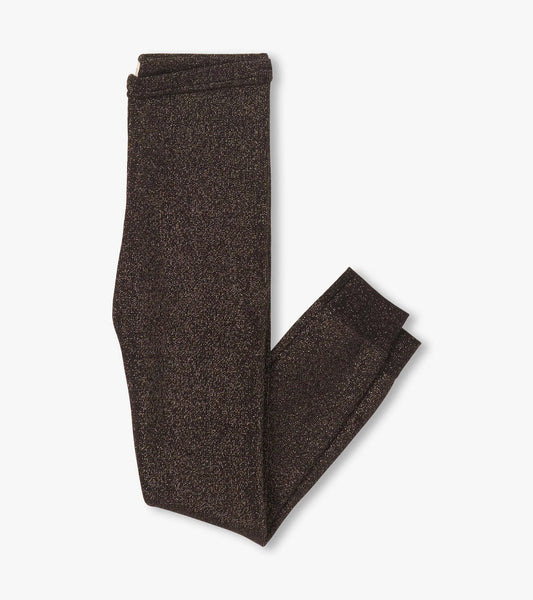 Black Shimmer Leggings