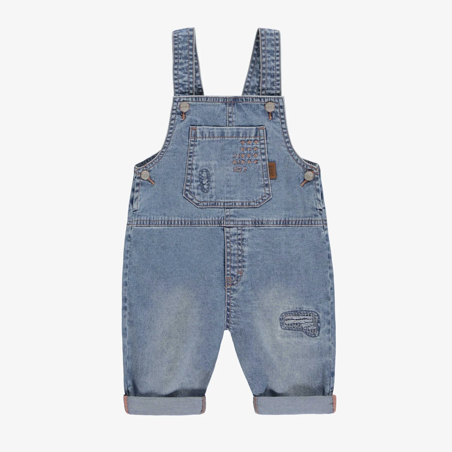 Relaxed Fit Denim Overalls