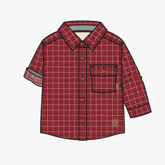 Red Plaid Flannel Shirt