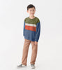 Autumn Color Block Top