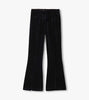 Black Sparkle Velour Flare Pants