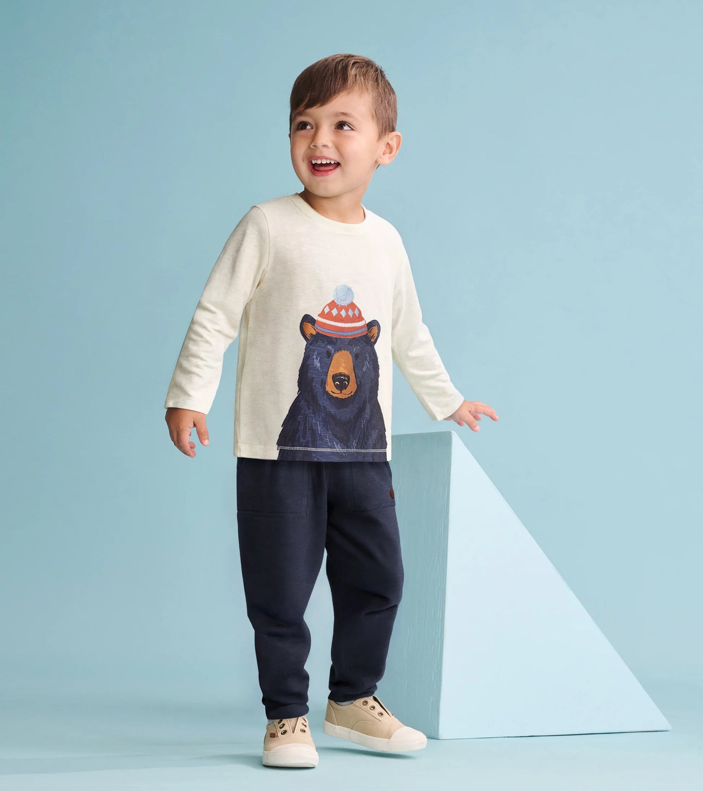Bear Graphic Pant Set
