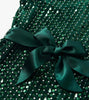 Green Sequin Velvet Dress