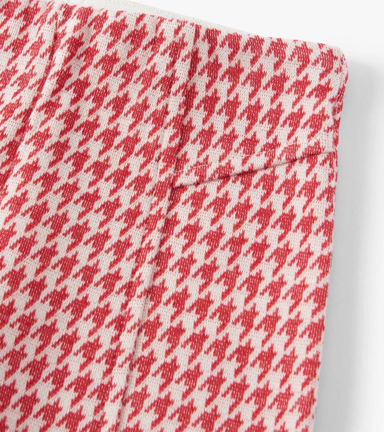 Red Houndstooth Bell Bottoms