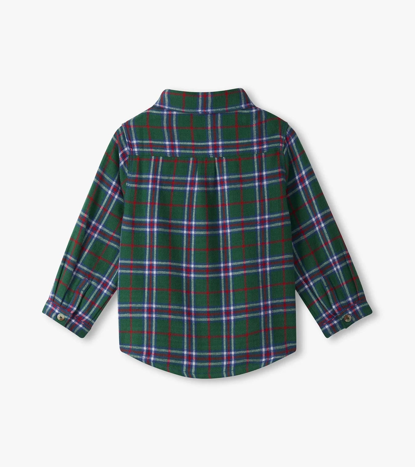 Holiday Plaid Baby Button Down Top