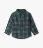Holiday Plaid Baby Button Down Top