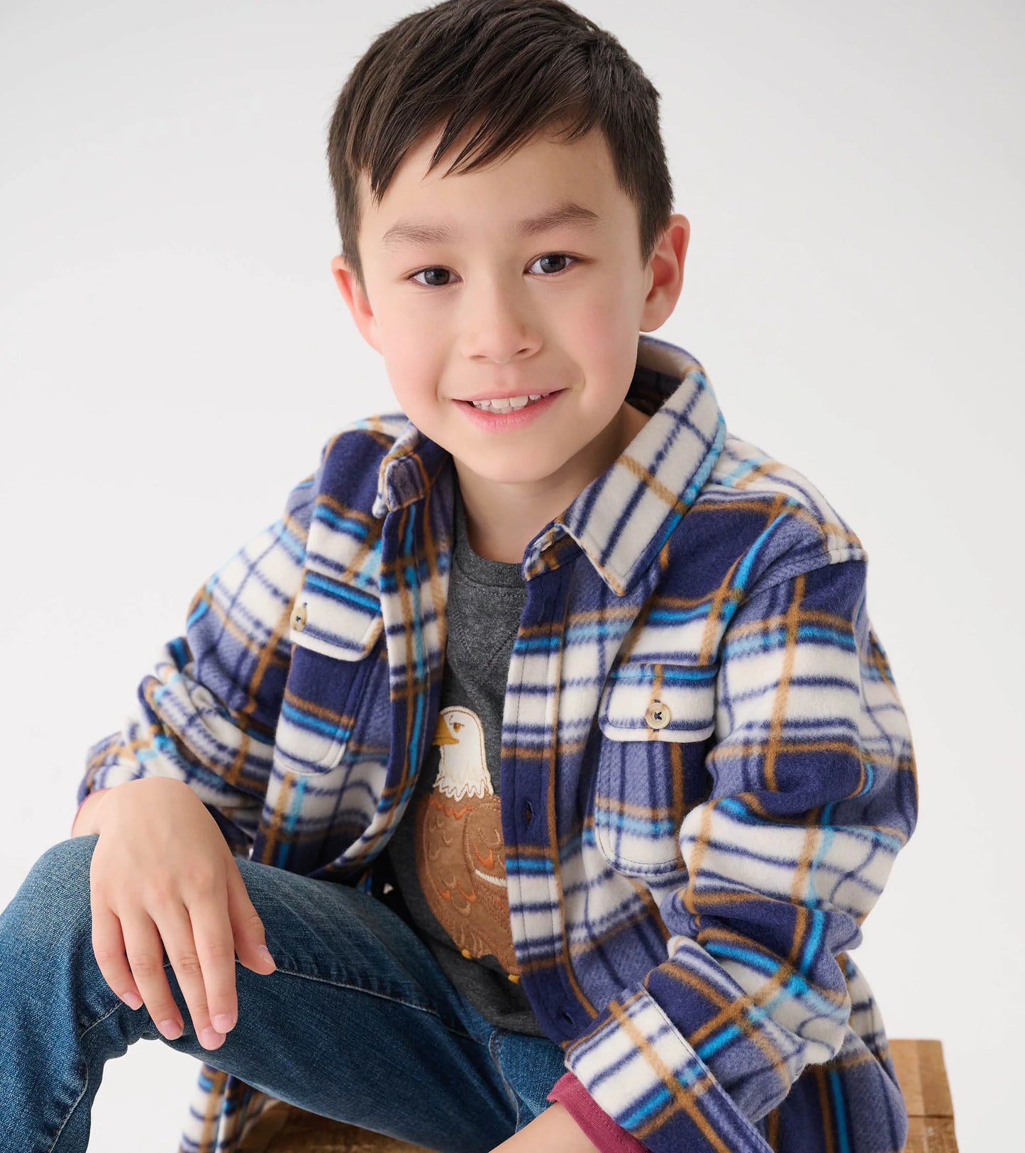 Patriot Blue Plaid Flannel