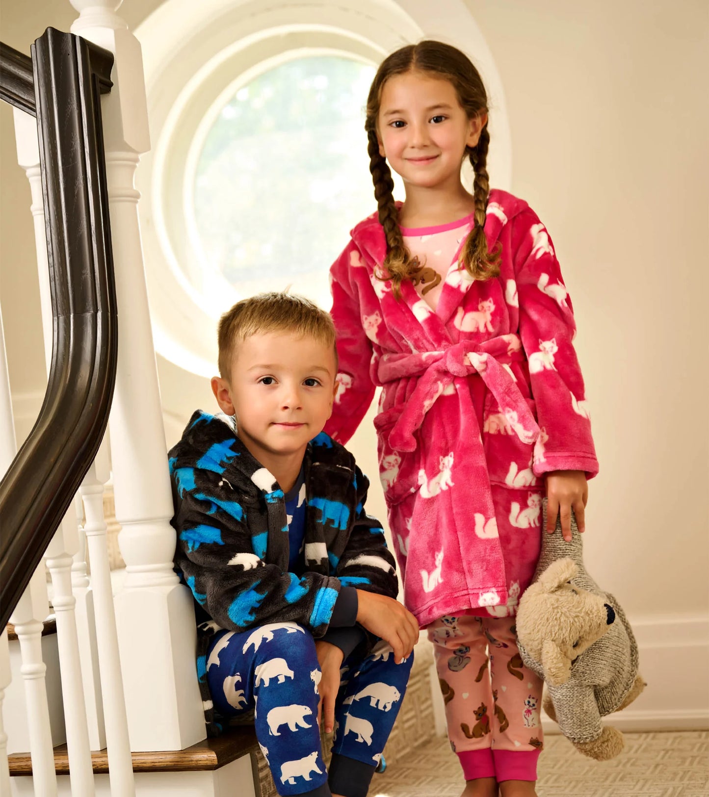 Polar Bear Fuzzy Fleece Robe