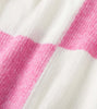 Pink Check Drop Shoulder Sweater