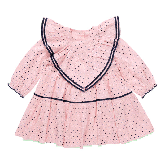 Strawberry Cream Polka Dot Raphaela Dress