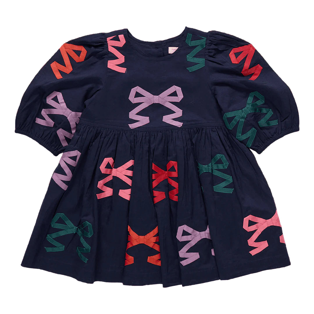 Multi Color Bow Brooke Dress