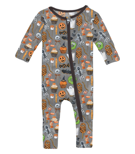 Halloween Treats Zip Flip Romper