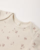 Fall Ditsy Gown + Hat fabric and print close-up