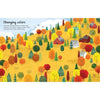 Fall-themed sticker book with seasonal nature activities