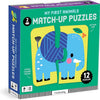 Box with elephant match up puzzle