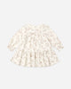 Floral Vine Tiered Dress - flat lay
