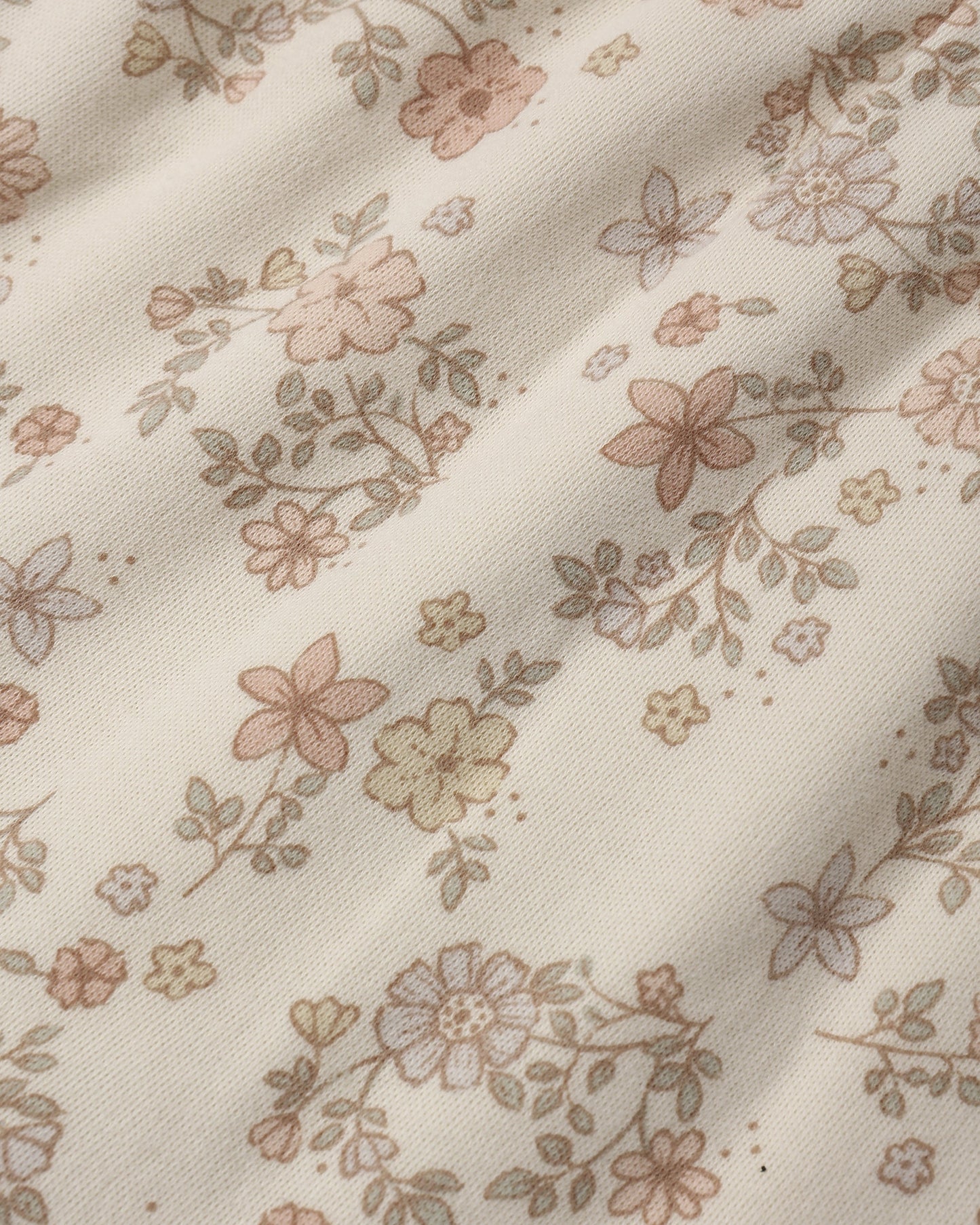 Floral Vine Tiered Dress - detail close-up