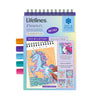 Lifelines FlowArt Mini packaging with colorful markers on a white background
