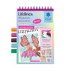 Lifelines FlowArt Mini art kit with markers and coloring book on a white background