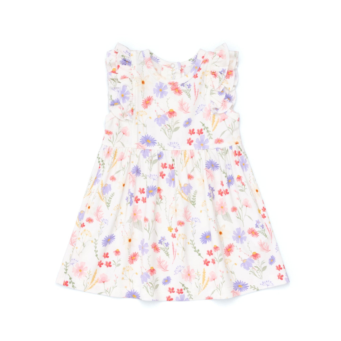 Floral dress on a white background