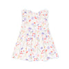 Floral dress on a white background