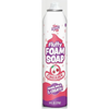 Colorful, fruity-scented fluffy foam soap for kids