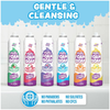Colorful, fruity-scented fluffy foam soap for kids