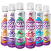 Colorful, fruity-scented fluffy foam soap for kids