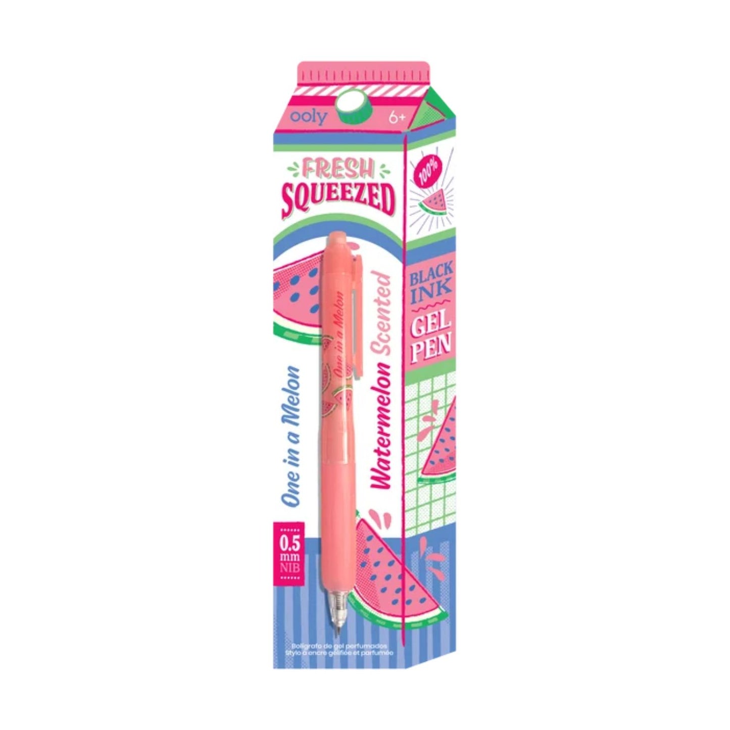 Fruity scented gel pens for smooth writing