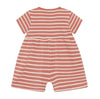 Rosette Stripe Pocket Romper
