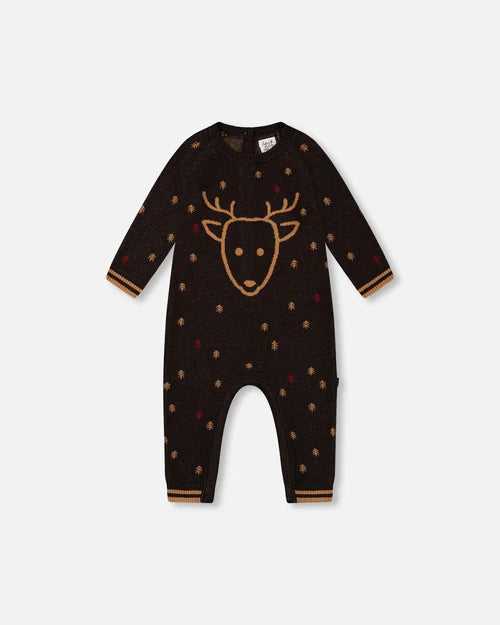 Reindeer Intarsia Romper