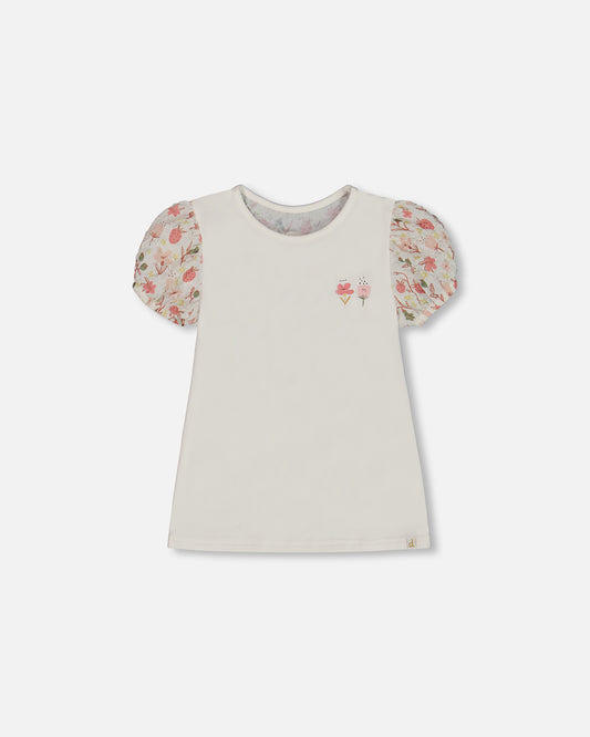 Floral Sleeve Tee