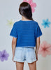 Blue Knit Top