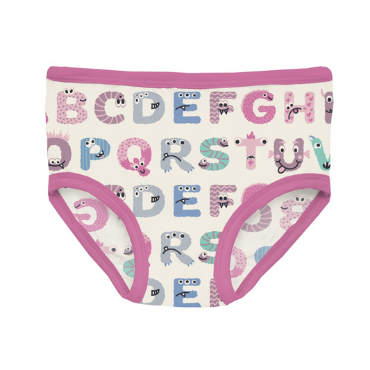 Pink ABC Monsters Underwear