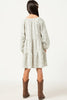 Marled Waffle Knit Dress